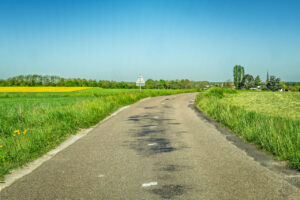 on the road