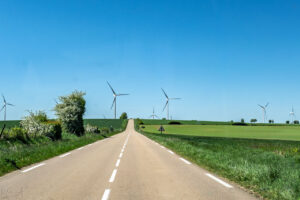 on the road