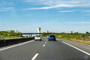 on the road towards Bayeux