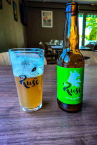 My first beer in Normandy