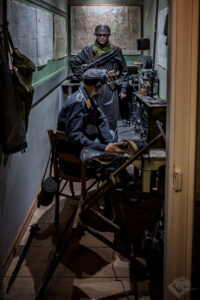 Radio shed of 6th German paratrooper regiment