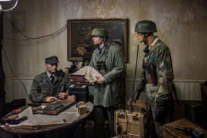Command post of 6th German paratrooper regiment