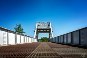 The original Pegasus Bridge from 1944