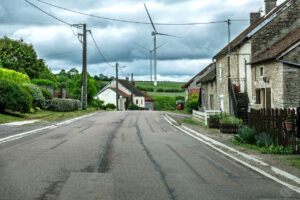 on the road