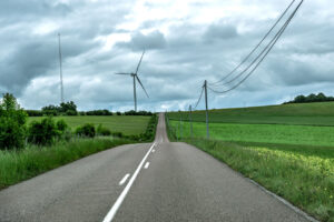 on the road